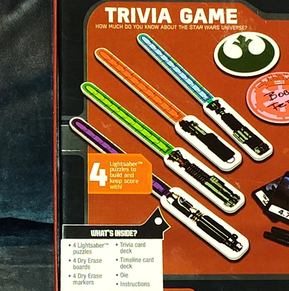 NEW DISNEY STAR WARS UNIVERSE TRIVIA GAME 650+ QUESTIONS TEST YOUR KNOWLEDGE